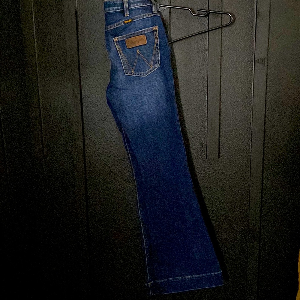 Dark Blue trouser boot wrangler pants